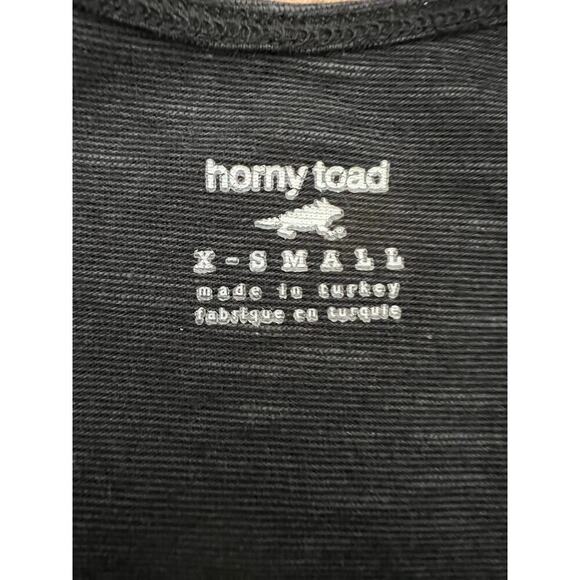 Horny Toad Womens XS Black Heather Exercise Dress Mini Tencel Cotton Blend Soft - Picture 4 of 11